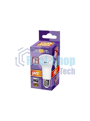 Лампа светодиодная JazzWay PLED-SP R63 8Вт 3000К теплый белый E27 630лм 230В