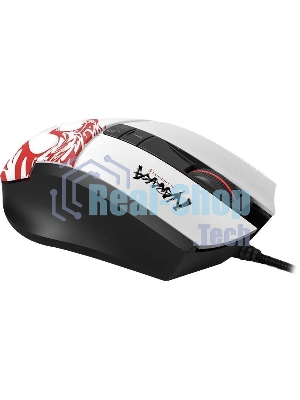 Мышь проводная A4Tech Bloody L65 Max белый, 12000 dpi, USB, кнопки - 7