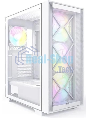 Компьютерный корпус Montech AIR 1000 PREMIUM белый без БП ATX 1x120мм 3x140мм 2xUSB3.0 1xUSB3.1 audio bott PSU