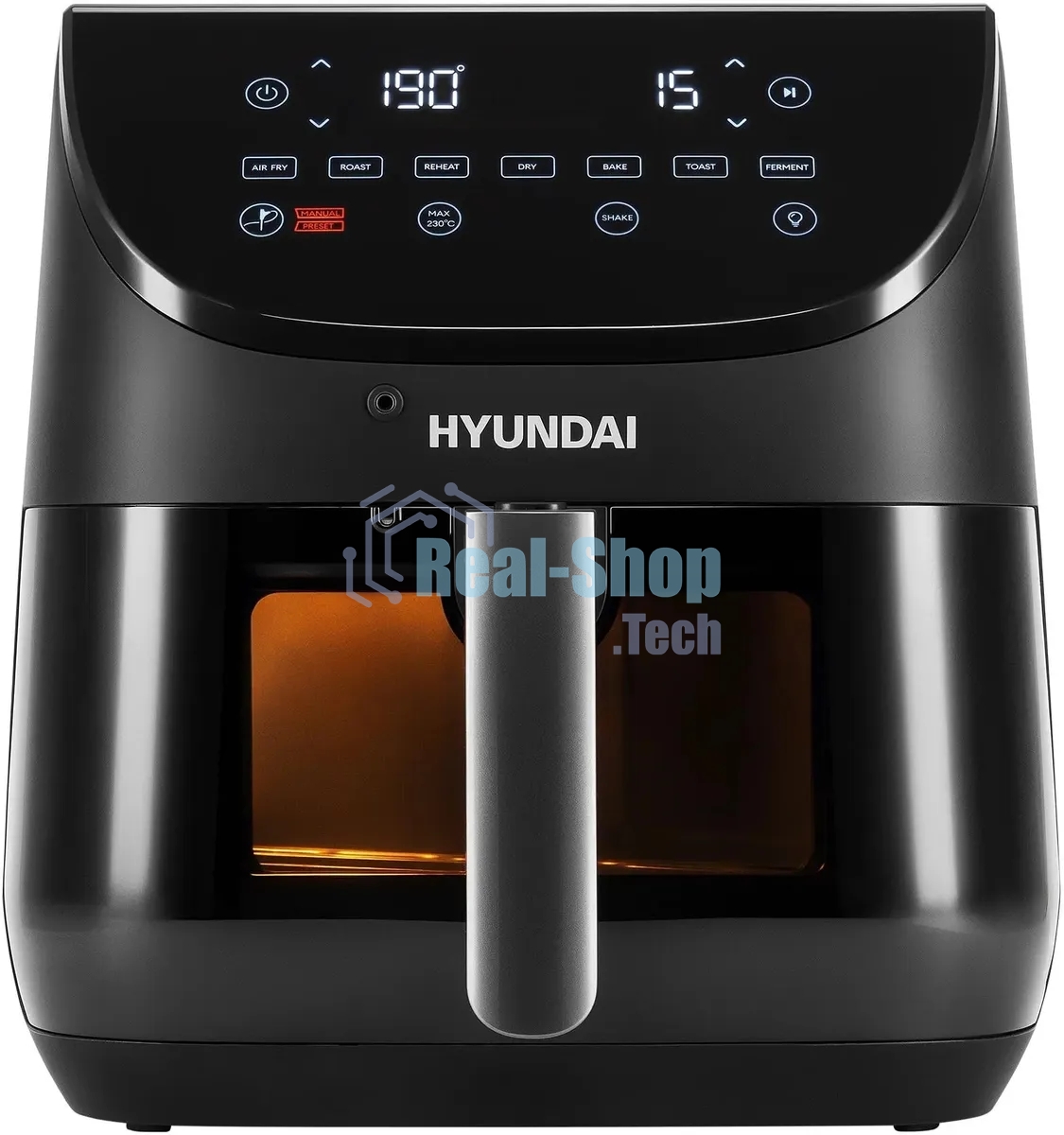 Аэрогриль Hyundai HYF-9090 1700 Вт, черный