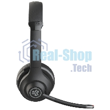 Гарнитура JLab Work Wireless Headset Gen 2 чёрный, беспроводная, Bluetooth/USB-C, до 45 ч, микрофон с шумоподавлением