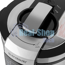 Скороварка-мультиварка электрическая Endever Vita-134, стальной, мощность 1200 Вт, емкость 6л, 20 авторежимов работы, книга рецептов