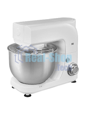Планетарный миксер BQ MX520 White. Макс. мощность: 1600 Вт, Регулировка скорости: 6 скоростей + импульсный режим