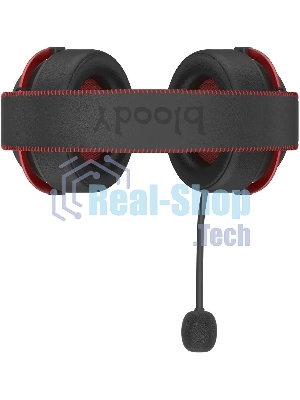 Гарнитура Bloody MR590 Sports Red красный/чёрный, беспроводная + проводная, Bluetooth, до 35 ч