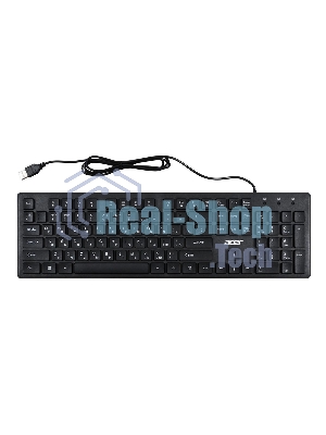 Клавиатура проводная Acer OKW020, USB, черный