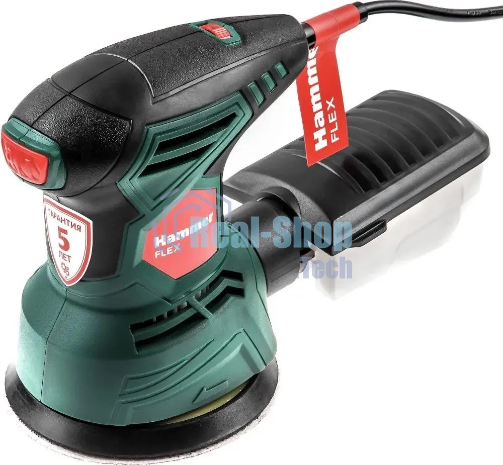 Эксцентриковая шлифовальная машина Haммer Flex OSM260 260Вт диаметр 125мм 6000-12000об/мин