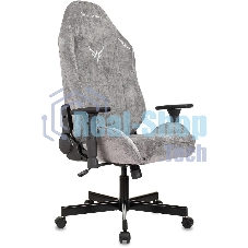 Кресло Бюрократ Knight N1 Fabric серый, ткань, 120 кг, механизм качания