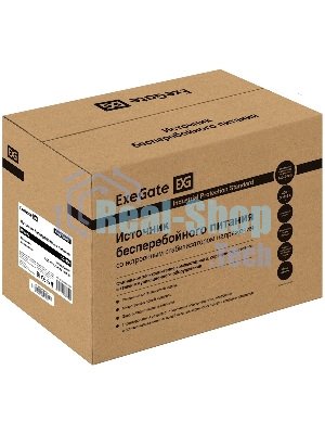 Комплект Источник бесперебойного питания EX295988RUS + батарея 120Aч EX282988RUS 2шт (инвертор, синус, для котла) ExeGate SineTower SZ-1500.LCD.AVR.2SH.1C13.USB <1500VA/1200W, чистый синусоида, LCD дисплей, AVR, 2хSchuko+1хC13, USB, линейно-интерактивный, черный> + батарея ExeGate DT 12120 (12В, 120Ач) 2шт