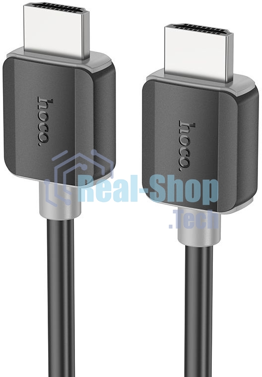 Кабель Hoco US08 ver2.0 HDMI (m) HDMI (m) 2м черный (пакет)