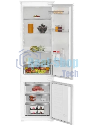 Встраиваемый холодильник Hotpoint HBH 20 белый двухкамерный 220/69л морозилка снизу