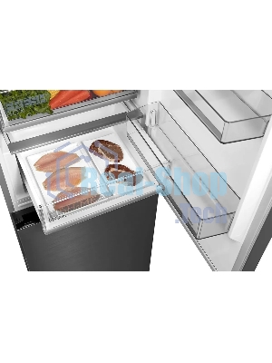 Холодильник Midea MDRB469MGF46I нержавеющая сталь двухкамерный 223/123л морозилка снизу, No Frost