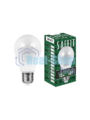 Лампа светодиодная SAFFIT SBA6012 (55009) 12Вт Е27 дневной