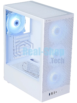 Компьютерный корпус Defender RaptorX белый,ATX,4fans,switch&M/BSync