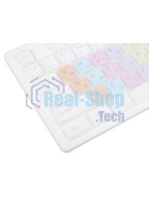 Комплект клавиатура+мышь Smartbuy 218346AG беспроводной, USB, 1500 DPI, белый