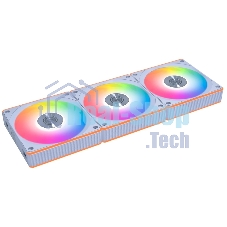 Вентилятор для корпуса Lian-Li Uni Fan CL Wireless 120 ARGB 124х120x28 белый 4-pin 29.8дБ (упак.:3шт) (G99.12CL1W3W.R0) Ret