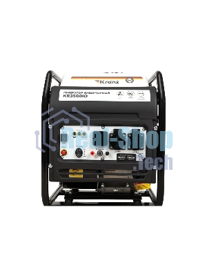 Электрогенератор бензиновый инверторный Kranz KR3500IO, 3.5 кВт, 96 дБ, 27 кг