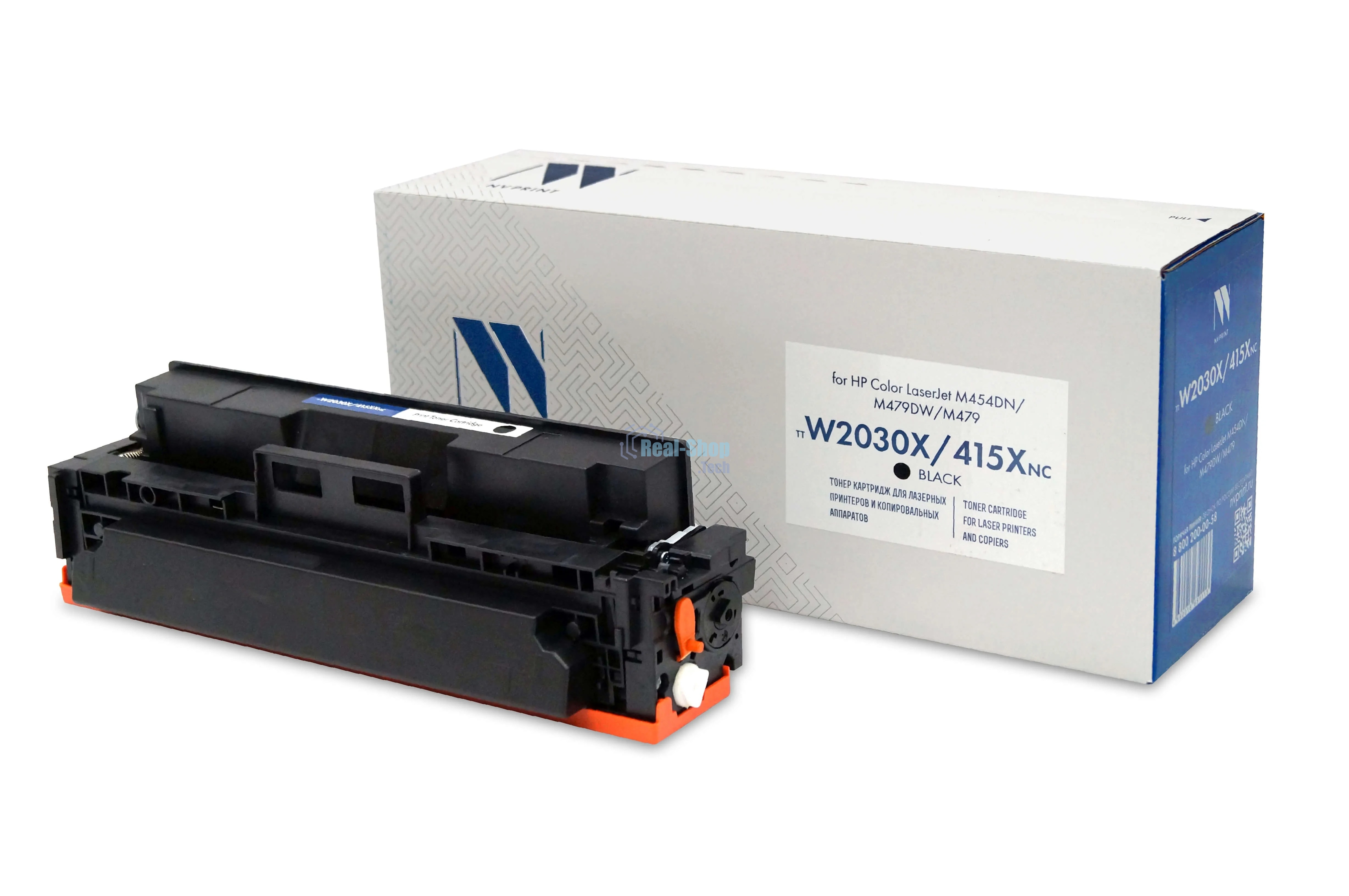 Картридж лазерный NVPrint совместимый NV-W2030X 415X Black (БЕЗ ЧИПА) для HP Color LaserJet M454DN/M479DW/M479 (7500k)