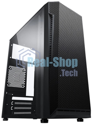 Компьютерный корпус ACD Coffre 104G mATX, Black, CPU 140мм, VGA 245мм, PSU 285мм, 2x3.5INT, 1x2.5INT, 2xUSB 2.0, 1xUSB 3.0, HD Audio, w/o FAN, w/o PSU, TG