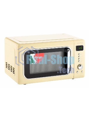 Микроволновая печь HARPER HMW-20ST04 CREAMY бежевый, 20 л, 700 Вт, переключатели - кнопки/поворотный механизм