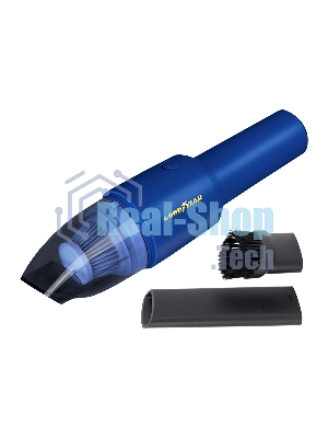 Пылесос автомобильный GOODYEAR GY-VC-03 синий, 55 Вт, уборка сухая, пылесборник контейнер 0.65 л