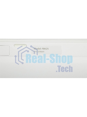 Клавиатура беспроводная A4Tech Fstyler FBK25, USB, Bluetooth/Радиоканал, белый/серый