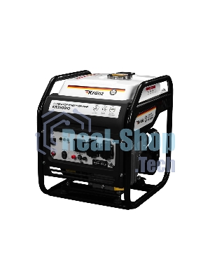 Электрогенератор бензиновый инверторный Kranz KR3500IO, 3.5 кВт, 96 дБ, 27 кг
