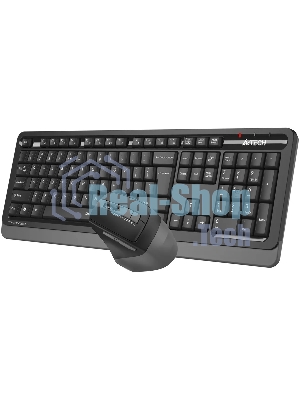 Комплект клавиатура+мышь A4Tech FStyler FGS1035Q беспроводной, USB, 2000 DPI, чёрный/серый