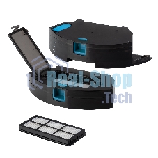 Робот-пылесос Coolfort CF-3203 черный, 2600 мАч Li-Ion, уборка влажная/сухая, пылесборник контейнер 0.6 л