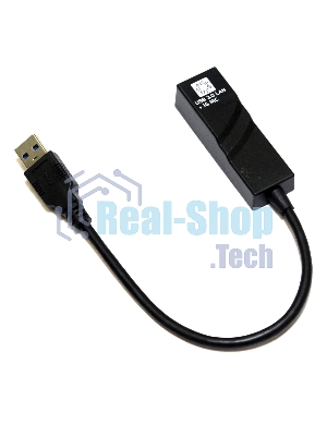 Адаптеры USB Ethernet 5bites Кабель-адаптер 5bites UA3-45-01BK USB3.0 -> RJ45 10/100/1000 Мбит/с, 10 см