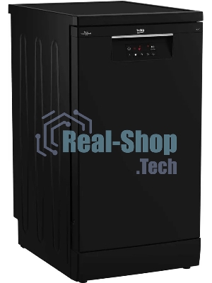 Посудомоечная машина Beko BDFS15020B, черная, 44.8 см, 10 компл., 49 дБ, класс A