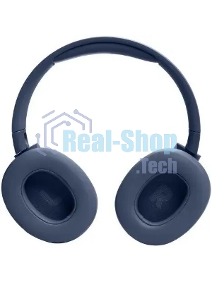 Беспроводные/проводные наушники JBL Tune 720BT синий, полноразмерные, Bluetooth + проводной, до 76 ч.