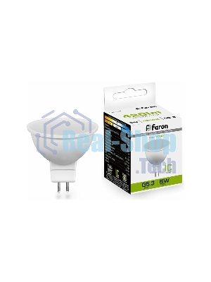 Лампа светодиодная Feron LB-24 5W 230V G5.3 4000K MR16
