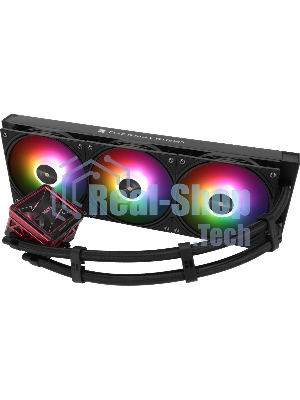 Водяное охлаждение для процессора Water Cooling System Thermalright Frozen Warframe 360 Ultra черный Argb (360мм, черный, ARGb/Fans: 3x120мм, 70.84CFM, 22.1dBA, 2000RPM/Pump height 60мм, 23dBA, 3000RPM, Rad thickness 27mm/S: 1200, 1700, 1851, 2011, 2066, 115X, AM5, AM4)