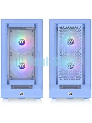 Компьютерный корпус Thermaltake Ceres 350 MX голубой без БП E-ATX 2x140мм 2xUSB 3.0 audio bott PSU