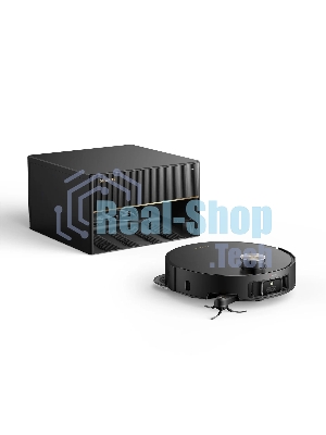 Робот-пылесос Dreame X50 Master черный, 6400 мАч Li-Ion, уборка влажная/сухая, пылесборник контейнер 0.395 л