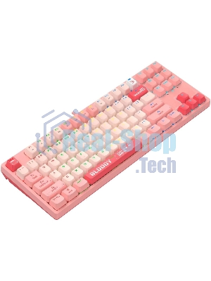 Клавиатура проводная A4Tech Bloody S87 Energy (S87 USB ENERGY PINK) USB розовый