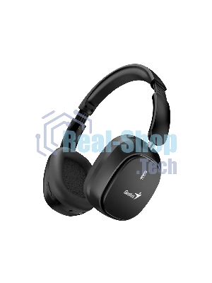 Беспроводные/проводные наушники Genius HS-820BT черный, полноразмерные, Bluetooth + проводной, складная конструкция, до 15 ч