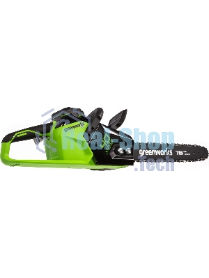 Цепная пила аккумуляторная (2005807UA) GreenWorks GD40CS18, 40V, 40 см, бесщеточная, 1,8 КВТ, с АКБ 2АЧ и ЗУ