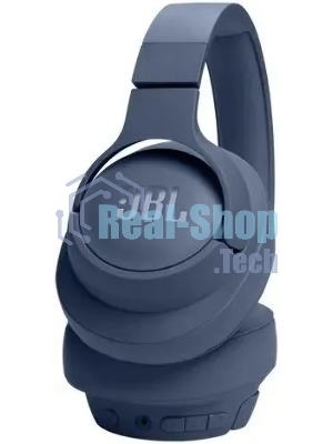 Беспроводные/проводные наушники JBL Tune 720BT синий, полноразмерные, Bluetooth + проводной, до 76 ч.
