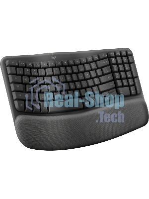 Клавиатура Logitech Wave Keys беспроводная, Bluetooth, радиоканал, серый