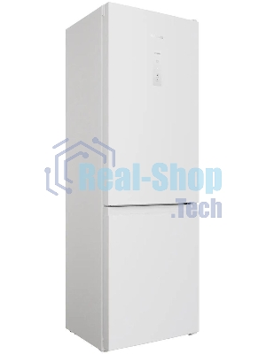 Холодильник Hotpoint HT 5180 W белый/серебристый, двухкамерный 220/78л морозилка снизу, Total No Frost