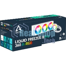 Система жидкостного охлаждения Arctic Cooling Liquid Freezer III Pro 360 ARGB Whte ACFRE00188A белый 120мм алюминий+медь 2500rpm 31db 4-pin