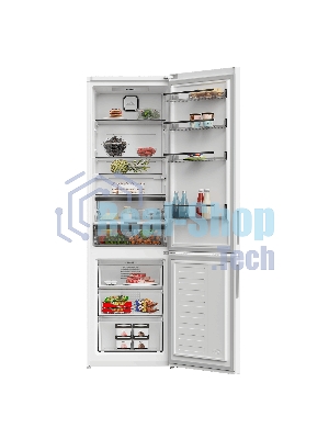 Холодильник Hotpoint HDKP 8201I W белый двухкамерный 257/100л морозилка снизу, No Frost