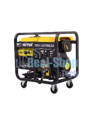 Электрогенератор дизельный Huter LDG 7000LXА, 5.5 кВт, 71 дБ, 114.8 кг