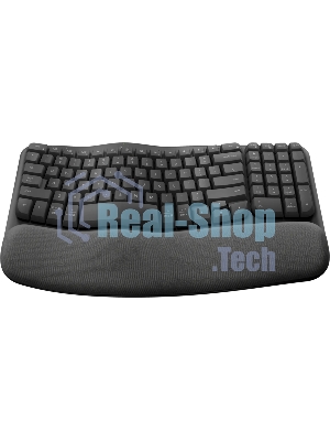 Клавиатура Logitech Wave Keys беспроводная, Bluetooth, радиоканал, серый