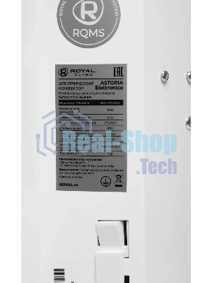 Конвектор Royal Clima Astoria Elettronico REC-AT1500E белый, 1500 Вт, 20 м2, термостат, дисплей