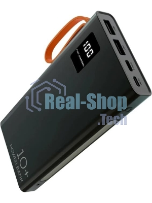 Портативный аккумулятор MORE CHOICE (4620202550538) PB22-10 с кабелем 2USB 2.1A - 10000mA черный