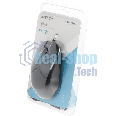 Мышь проводная A4Tech Fstyler FM12S черный, 1200 dpi, USB, кнопки - 3