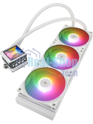 Водяное охлаждение для процессора Water Cooling System Thermalright Frozen Warframe 360 Ultra White Argb (360мм, White, ARGb/Fans: 3x120мм, 70.84CFM, 29.8dBA, 2000RPM/Pump height 60мм, 23dBA, 3000RPM, Rad thickness 27mm/S: 1200, 1700, 1851, 2011, 2066, 115X, AM5, AM4)