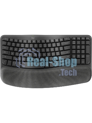 Клавиатура Logitech Wave Keys беспроводная, Bluetooth, радиоканал, серый